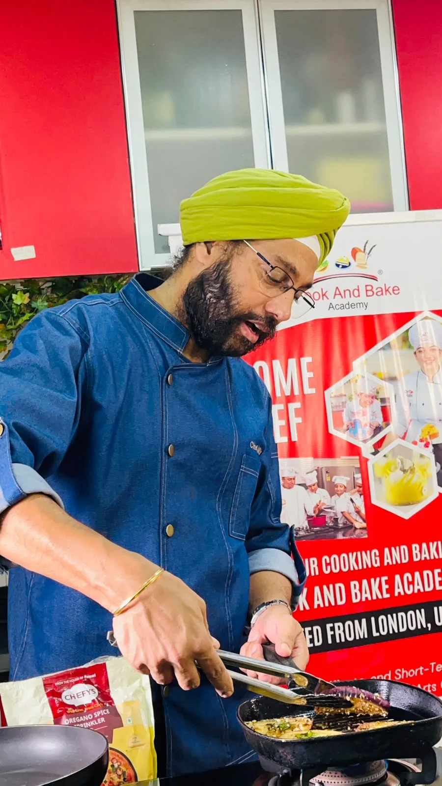 Education — photograph from Chef Nitin’s collection